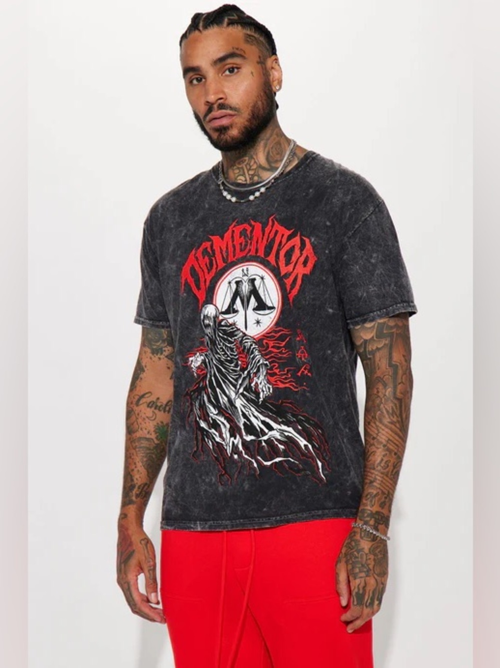 3/$30 ☀️ Harry Potter Dementor Short Sleeve Tee - Black